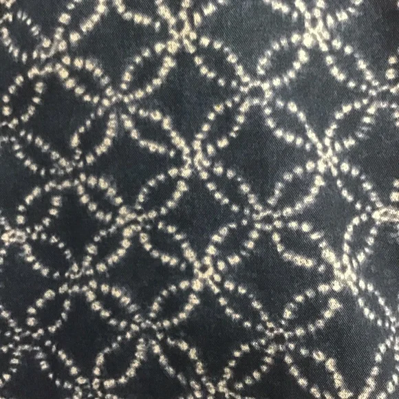 LRL Lauren Jeans Company Blue Circle Print Cotton Shorts, Size 10 - Picture 3 of 11